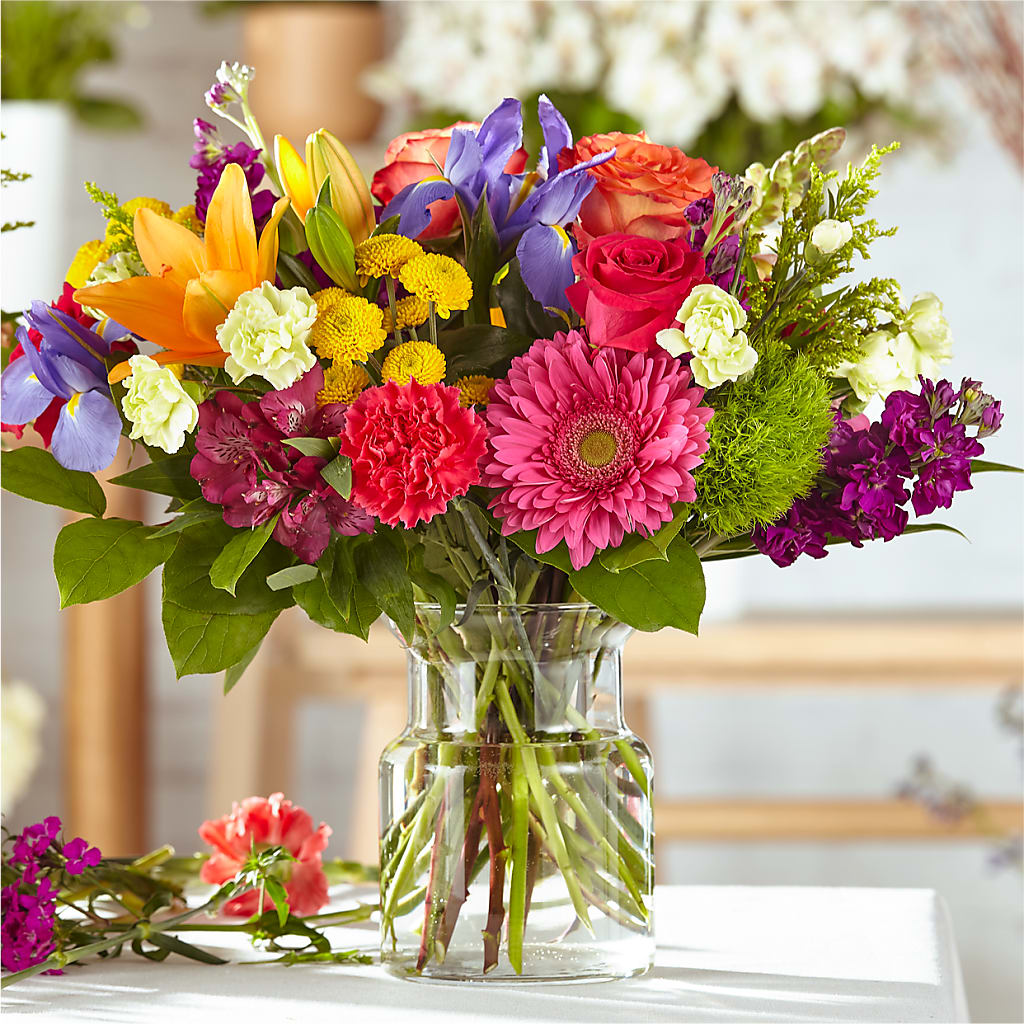 Bold & Bright – A Florist Original – Lovely Flowers And Gifts, Islip Terrace NY