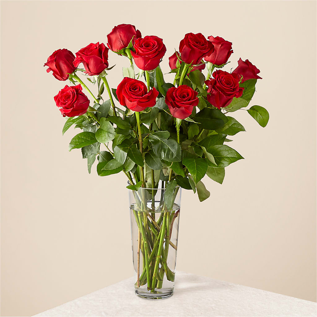 Long Stem Red Rose Bouquet – Lovely Flowers And Gifts, Islip Terrace NY