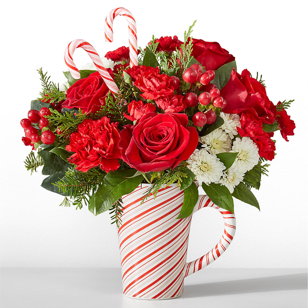 Peppermint Swirl Mug – Lovely Flowers And Gifts, Islip Terrace NY