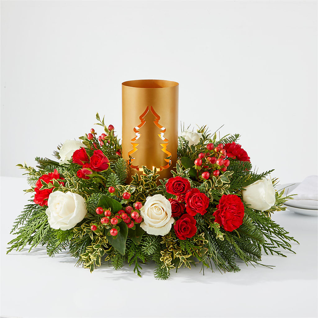 December Dreams Centerpiece – Lovely Flowers And Gifts, Islip Terrace NY