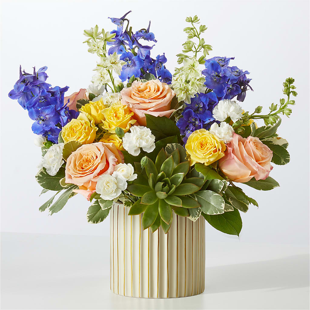 Cobalt Reverie Bouquet – Lovely Flowers And Gifts, Islip Terrace NY