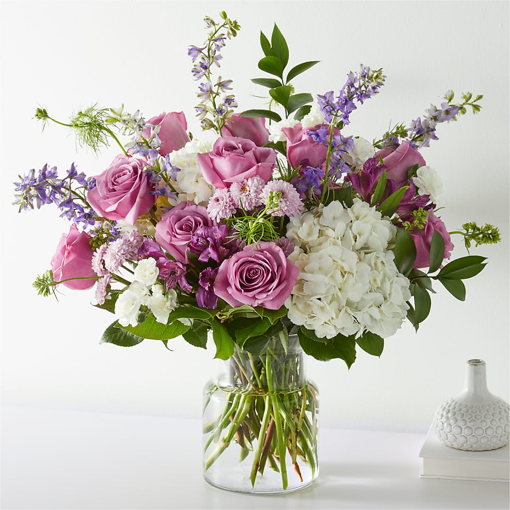 Violet Caress Bouquet – Lovely Flowers And Gifts, Islip Terrace NY