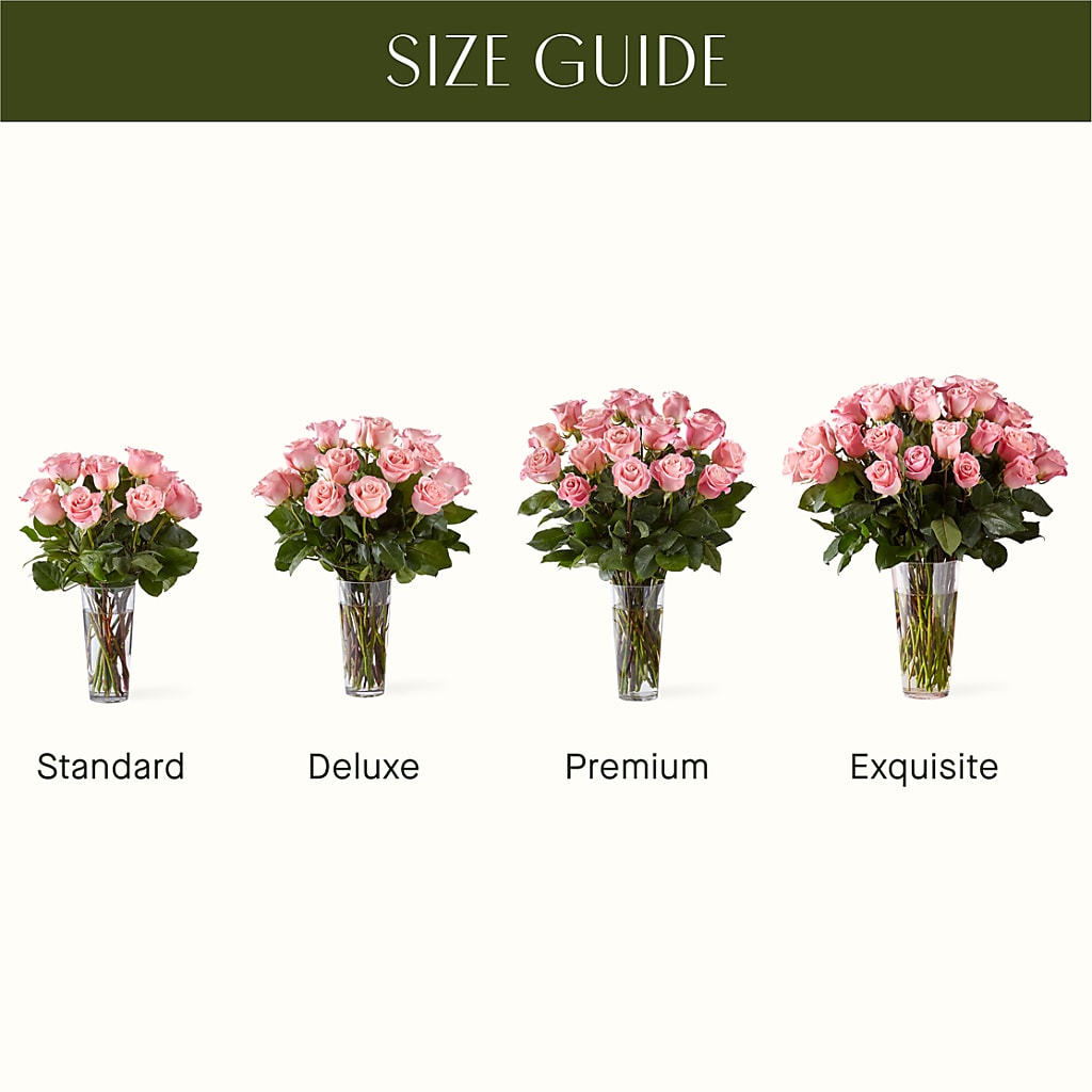 Long Stem Pink Rose Bouquet – Lovely Flowers And Gifts, Islip Terrace NY