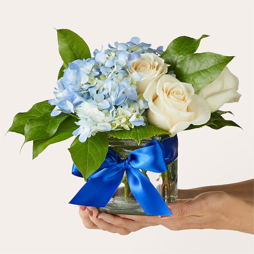 Sky Blue Delight Bouquet – Lovely Flowers And Gifts, Islip Terrace NY