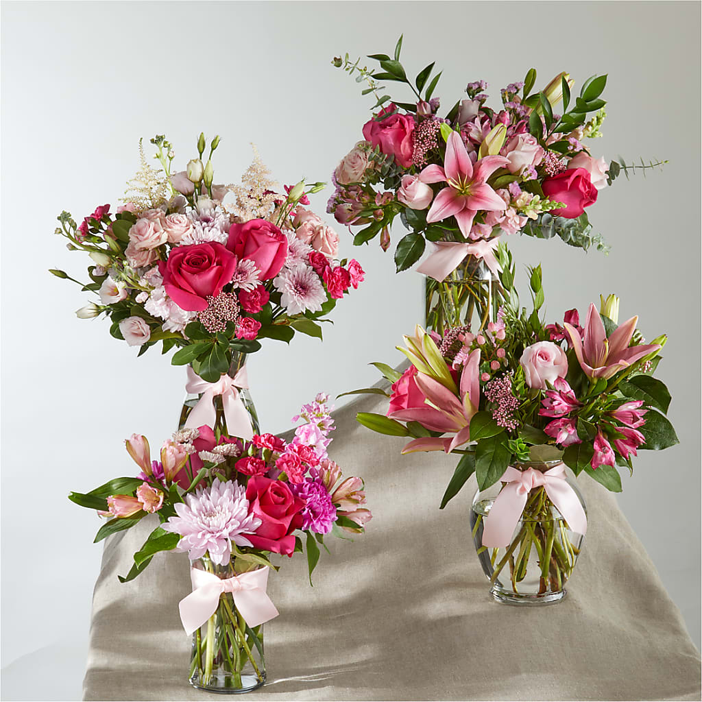 Pink Ribbon - A Florist Original – Lovely Flowers And Gifts, Islip Terrace NY