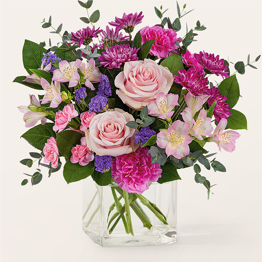 Rosy Radiance Bouquet – Lovely Flowers And Gifts, Islip Terrace NY