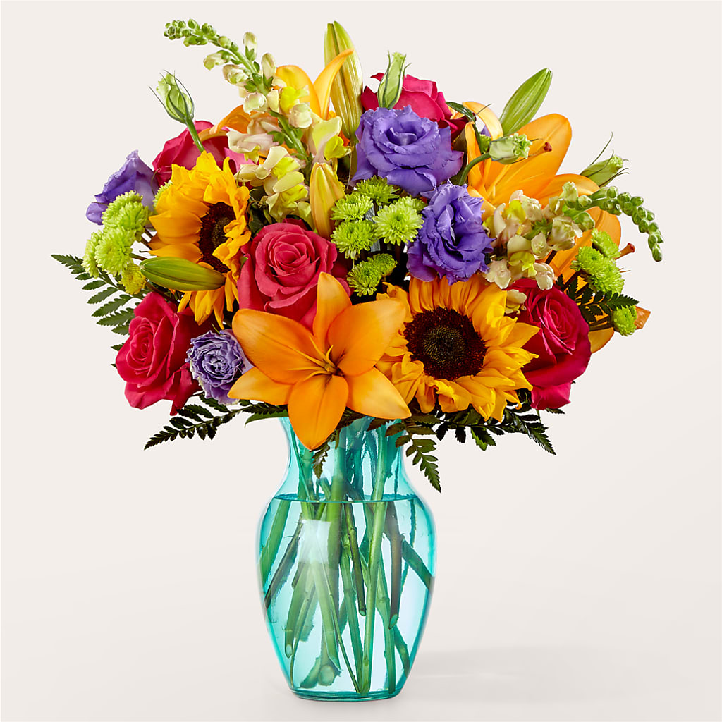 Double Rainbow Bouquet – Lovely Flowers And Gifts, Islip Terrace NY