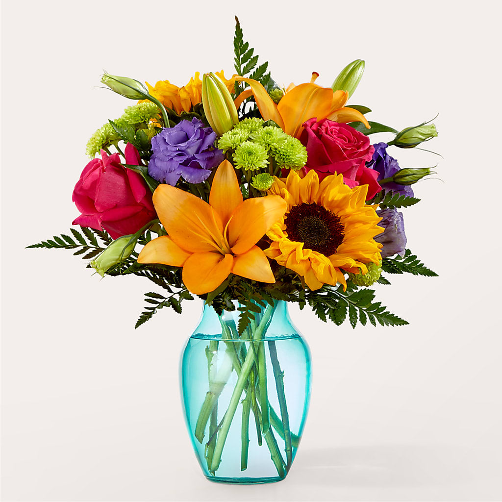 Double Rainbow Bouquet – Lovely Flowers And Gifts, Islip Terrace NY