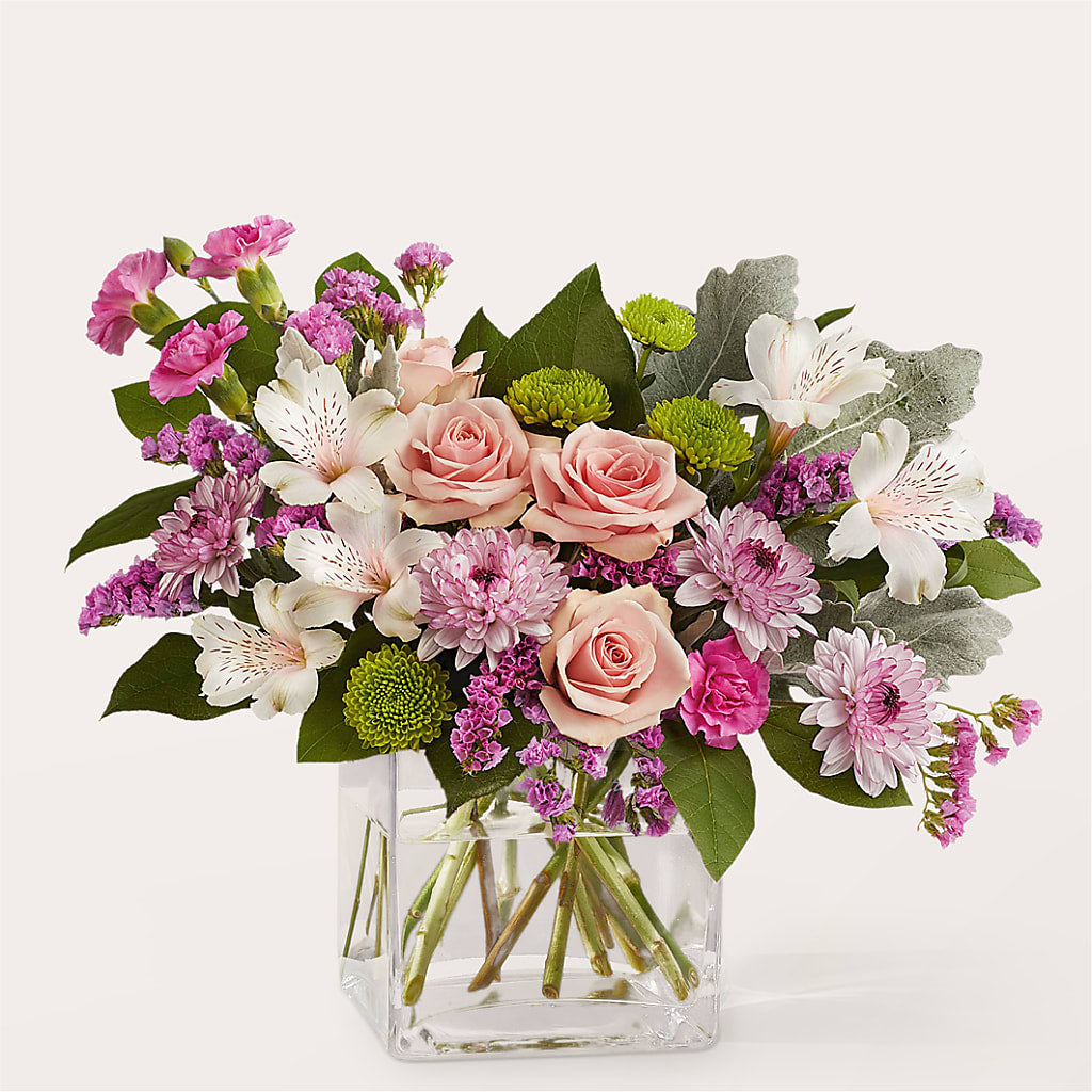 Pink Suede Bouquet – Lovely Flowers And Gifts, Islip Terrace NY