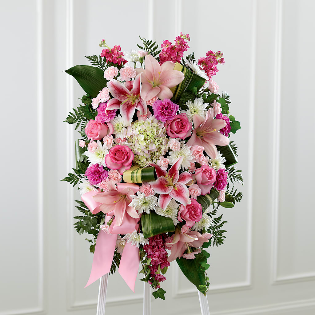 Comforting Standing Spray – Lovely Flowers And Gifts, Islip Terrace NY