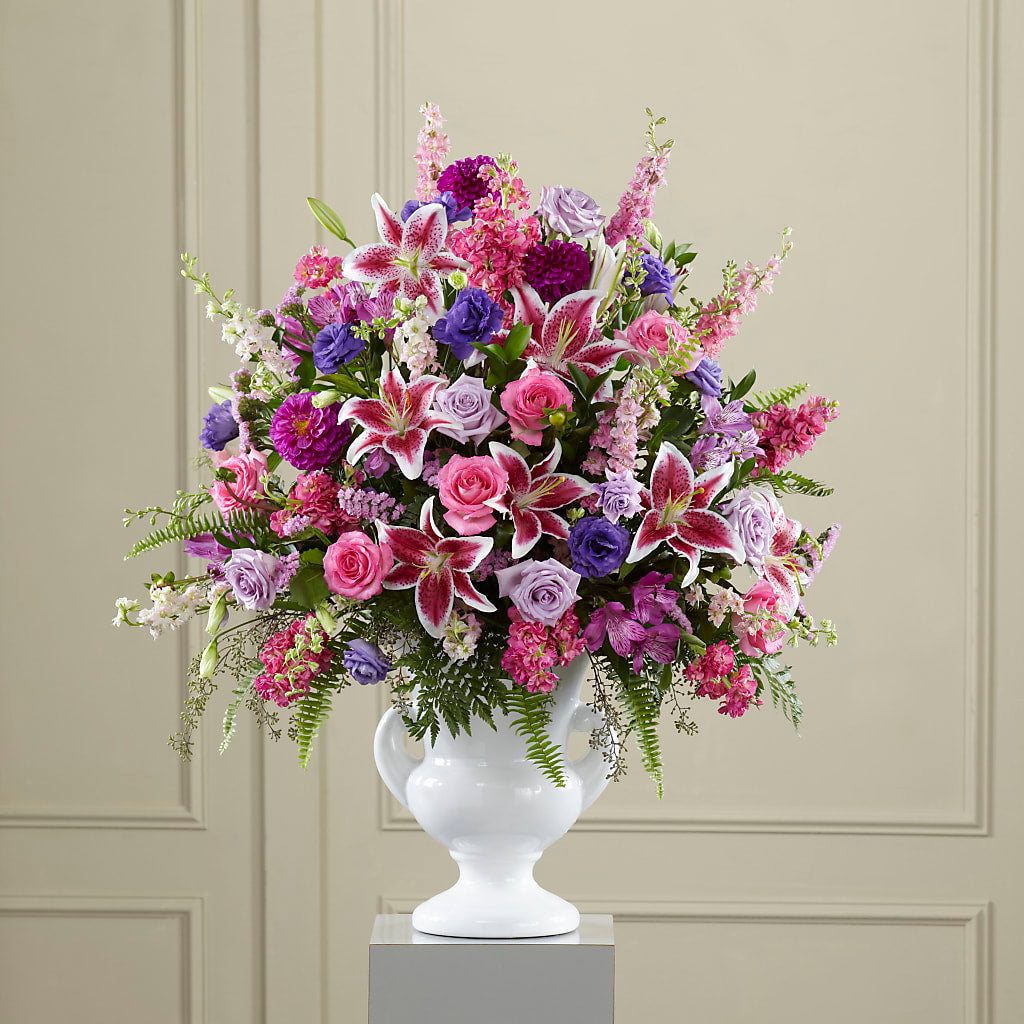 Peaceful Tribute Arrangement – Lovely Flowers And Gifts, Islip Terrace NY