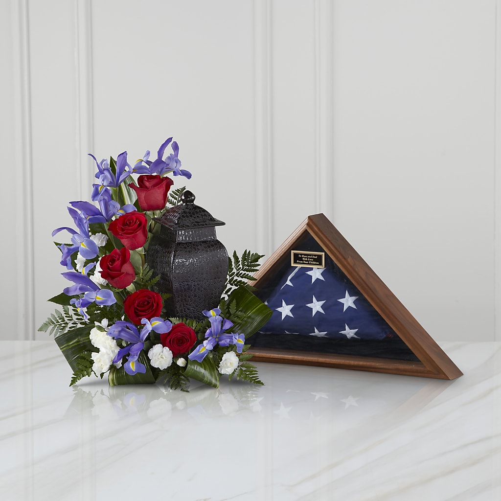Patriotic Tribute Arrangement – Lovely Flowers And Gifts, Islip Terrace NY