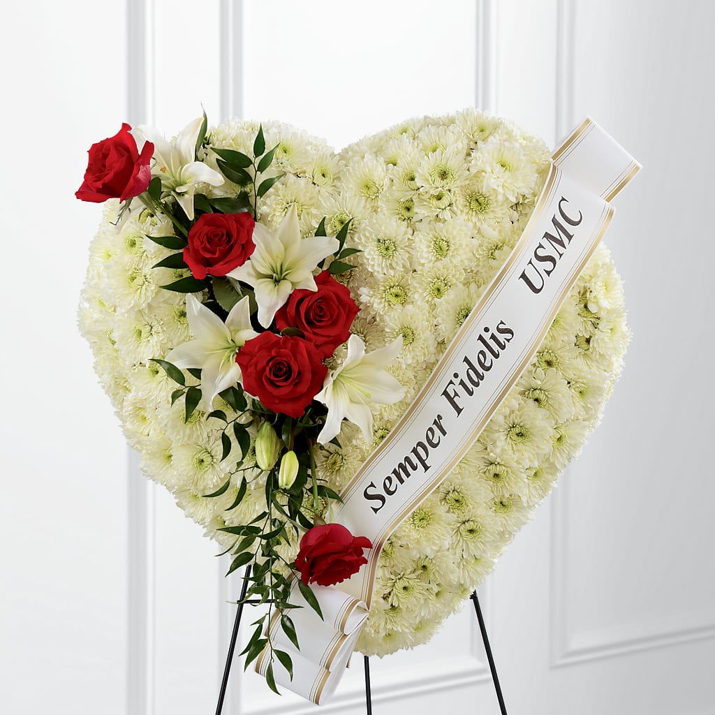 Heartfelt Hero Standing Heart – Lovely Flowers And Gifts, Islip Terrace NY