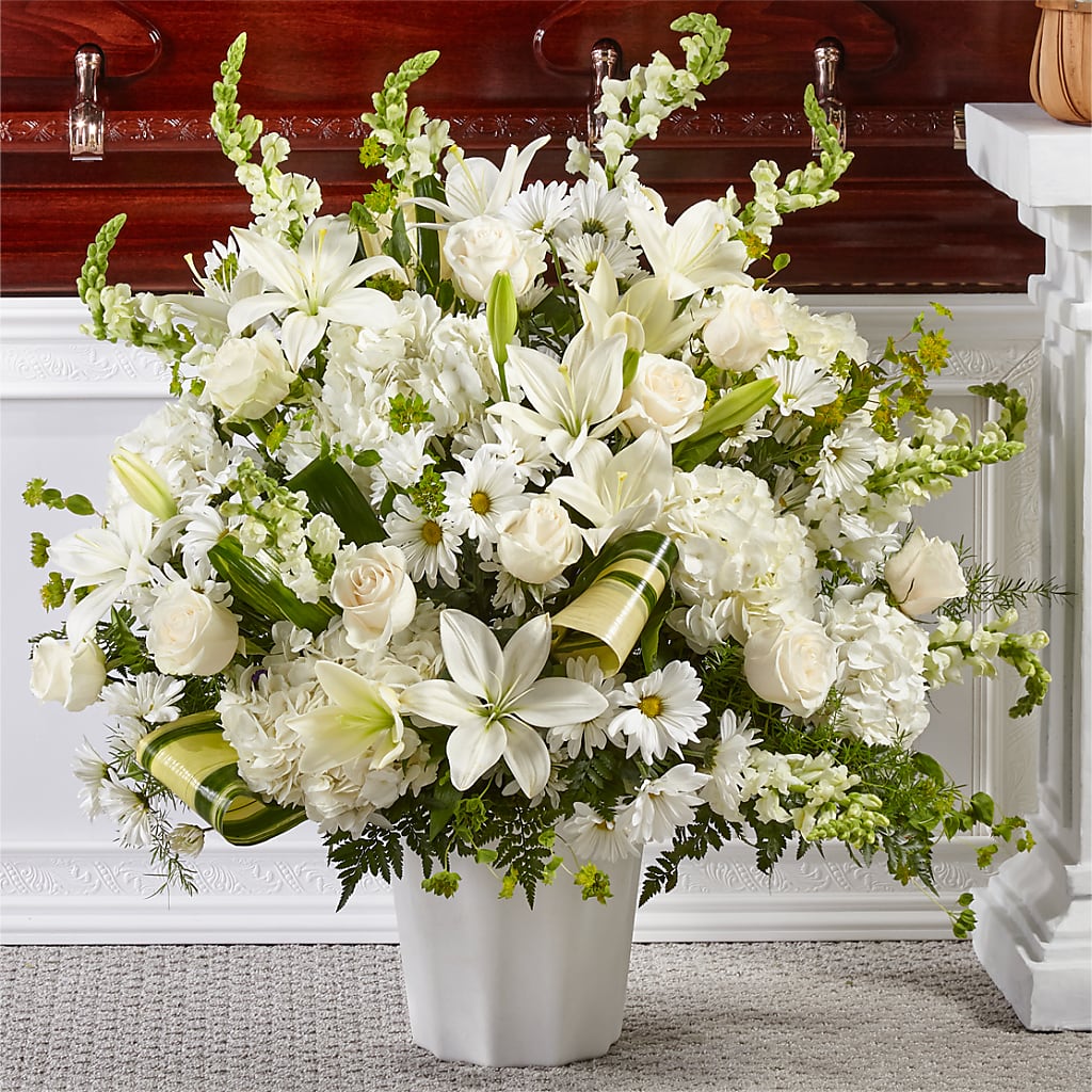 Thoughts of Tranquility Floor Basket – Lovely Flowers And Gifts, Islip Terrace NY