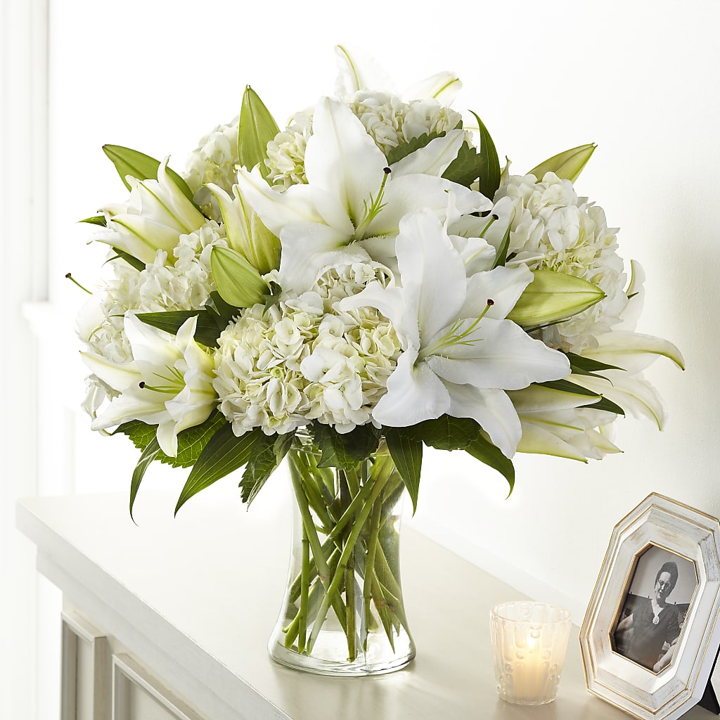 Compassionate Lily Bouquet – Lovely Flowers And Gifts, Islip Terrace NY