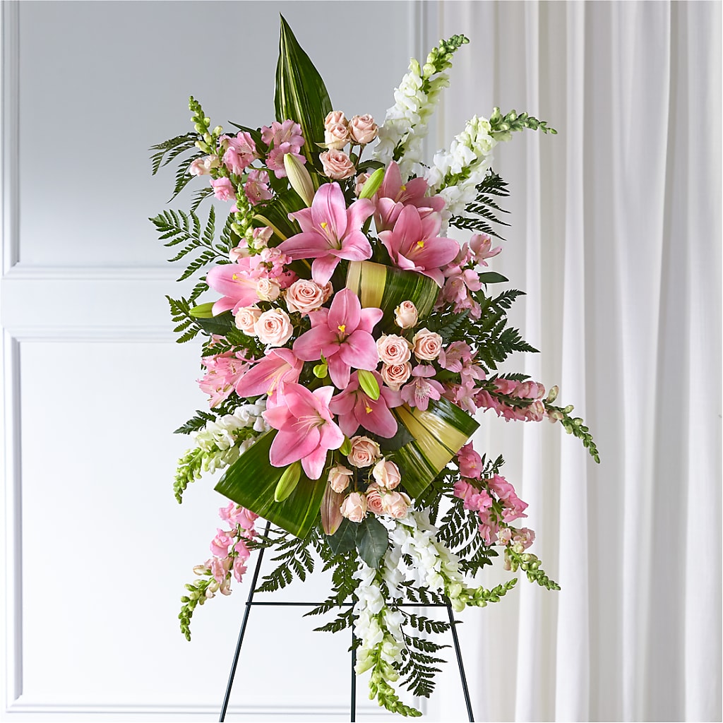 Elegant Embrace Standing Spray – Lovely Flowers And Gifts, Islip Terrace NY