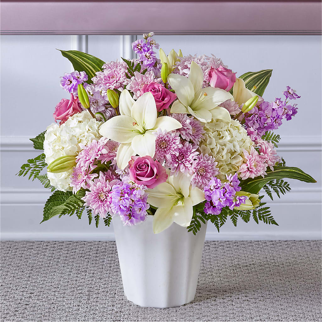 Heaven Sent Floor Basket – Lovely Flowers And Gifts, Islip Terrace NY