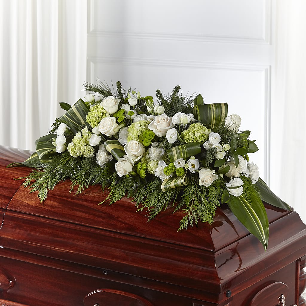 Hopeful Gesture Casket Spray – Lovely Flowers And Gifts, Islip Terrace NY