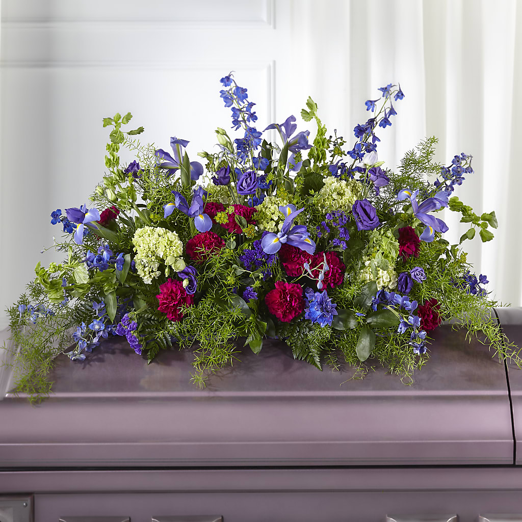 Always Treasured Casket Spray – Lovely Flowers And Gifts, Islip Terrace NY