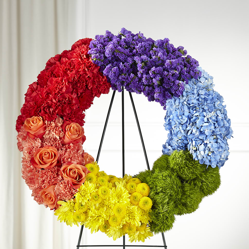 Circle of Love Wreath – Lovely Flowers And Gifts, Islip Terrace NY