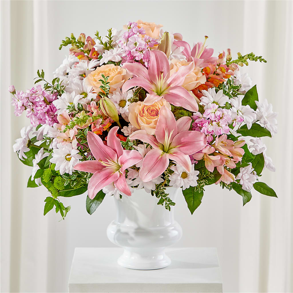 Heartfelt Gesture Urn Arrangement – Lovely Flowers And Gifts, Islip Terrace NY