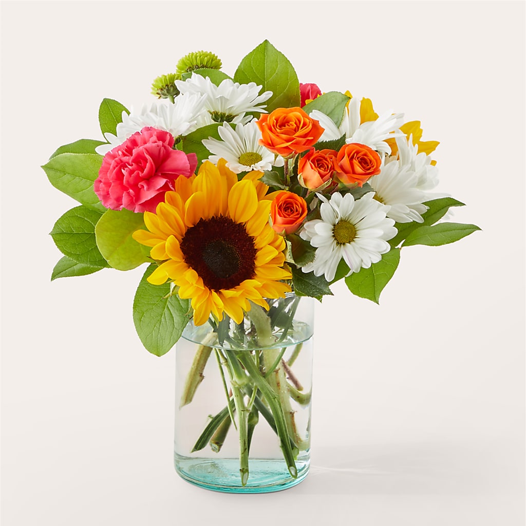 Sun-drenched Blooms Bouquet – Lovely Flowers And Gifts, Islip Terrace NY