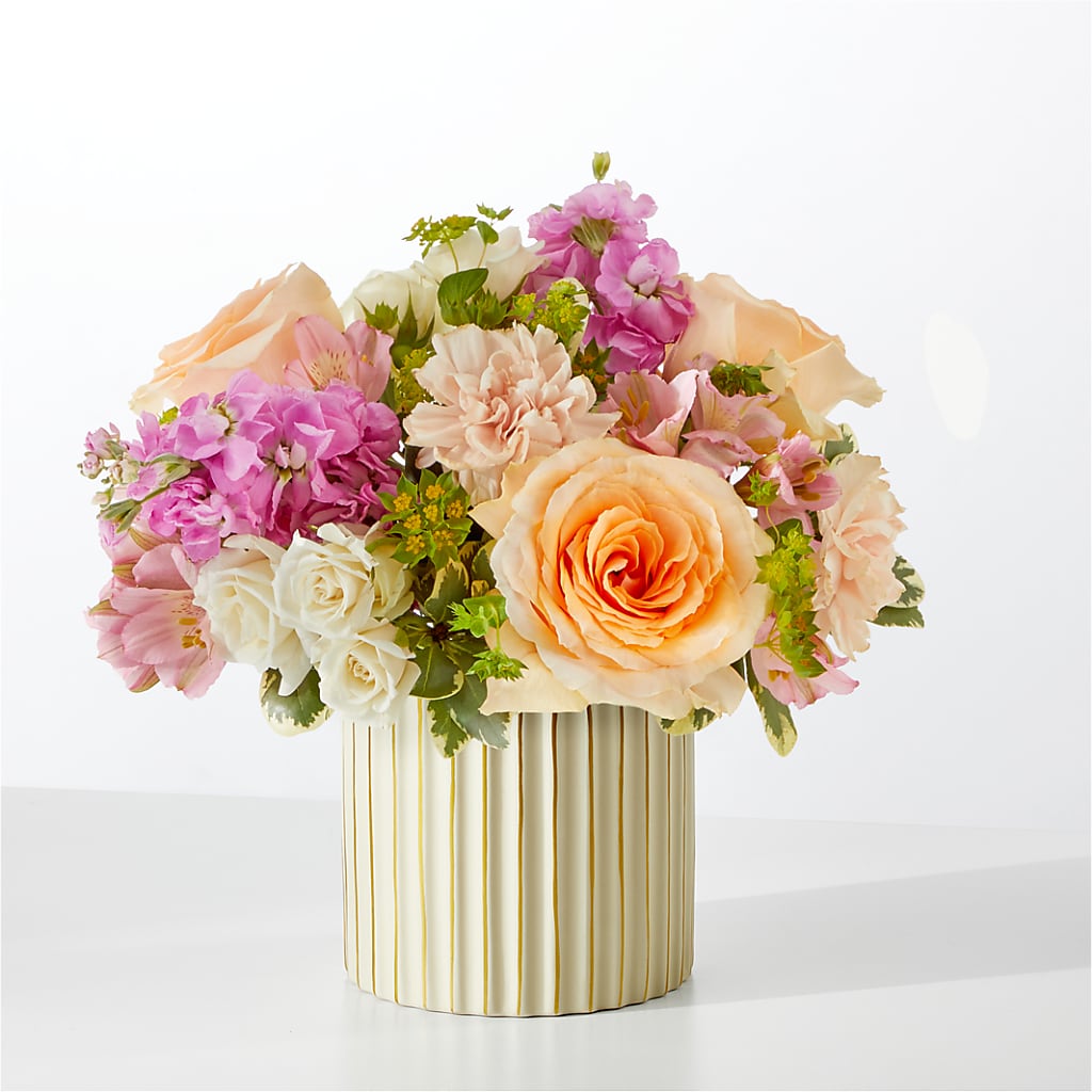 Paradise Bouquet with Ivory Vase – Lovely Flowers And Gifts, Islip Terrace NY
