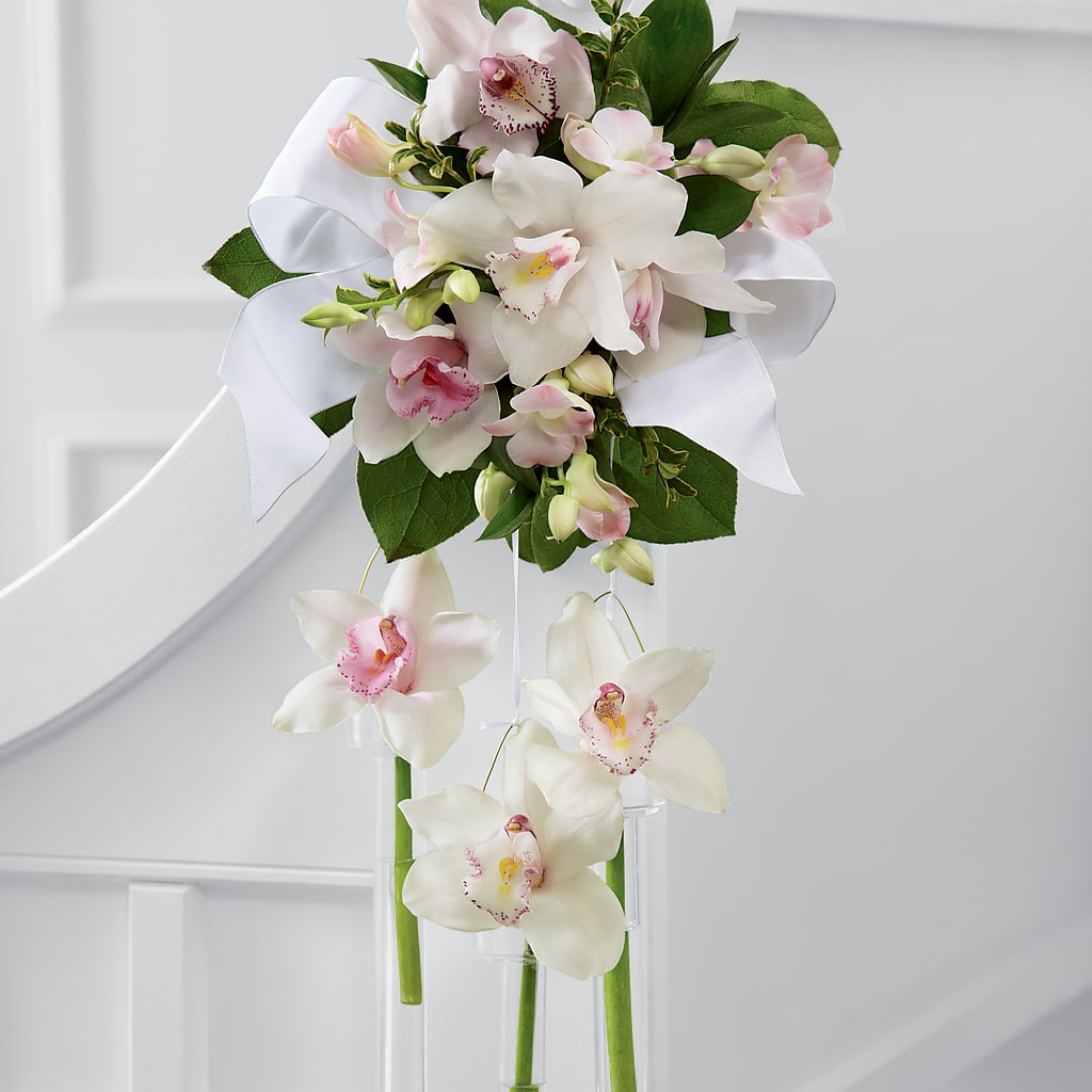 Perfect Entrance Pew Arrangement – Lovely Flowers And Gifts, Islip Terrace NY