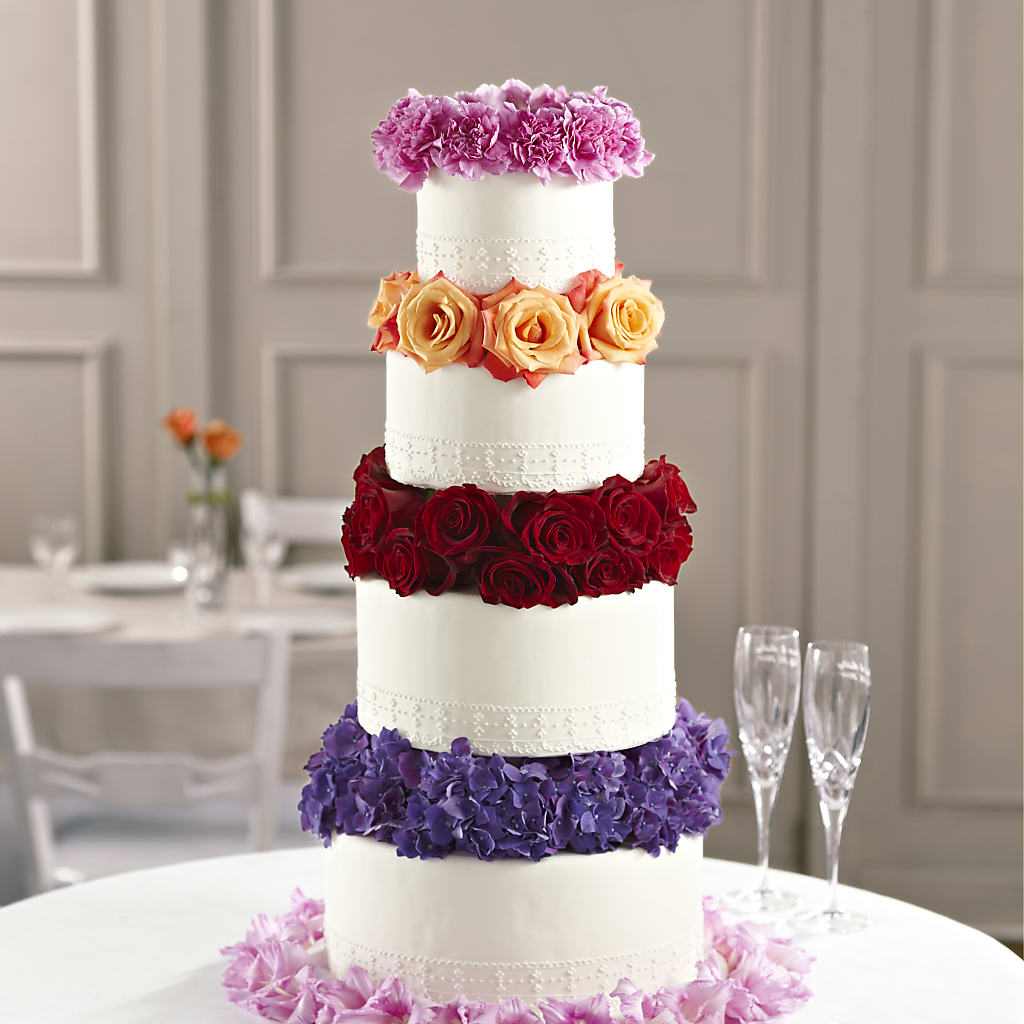 Infinite Love Cake Décor – Lovely Flowers And Gifts, Islip Terrace NY