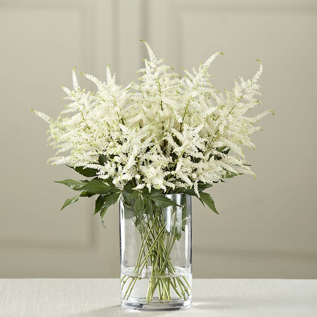 White Astilbe Bouquet – Lovely Flowers And Gifts, Islip Terrace NY