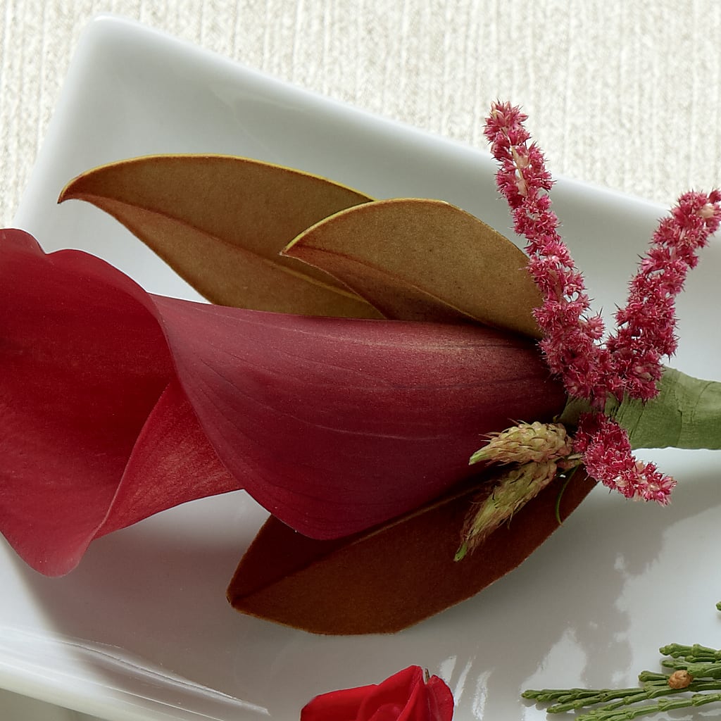 Red Calla Boutonniere – Lovely Flowers And Gifts, Islip Terrace NY
