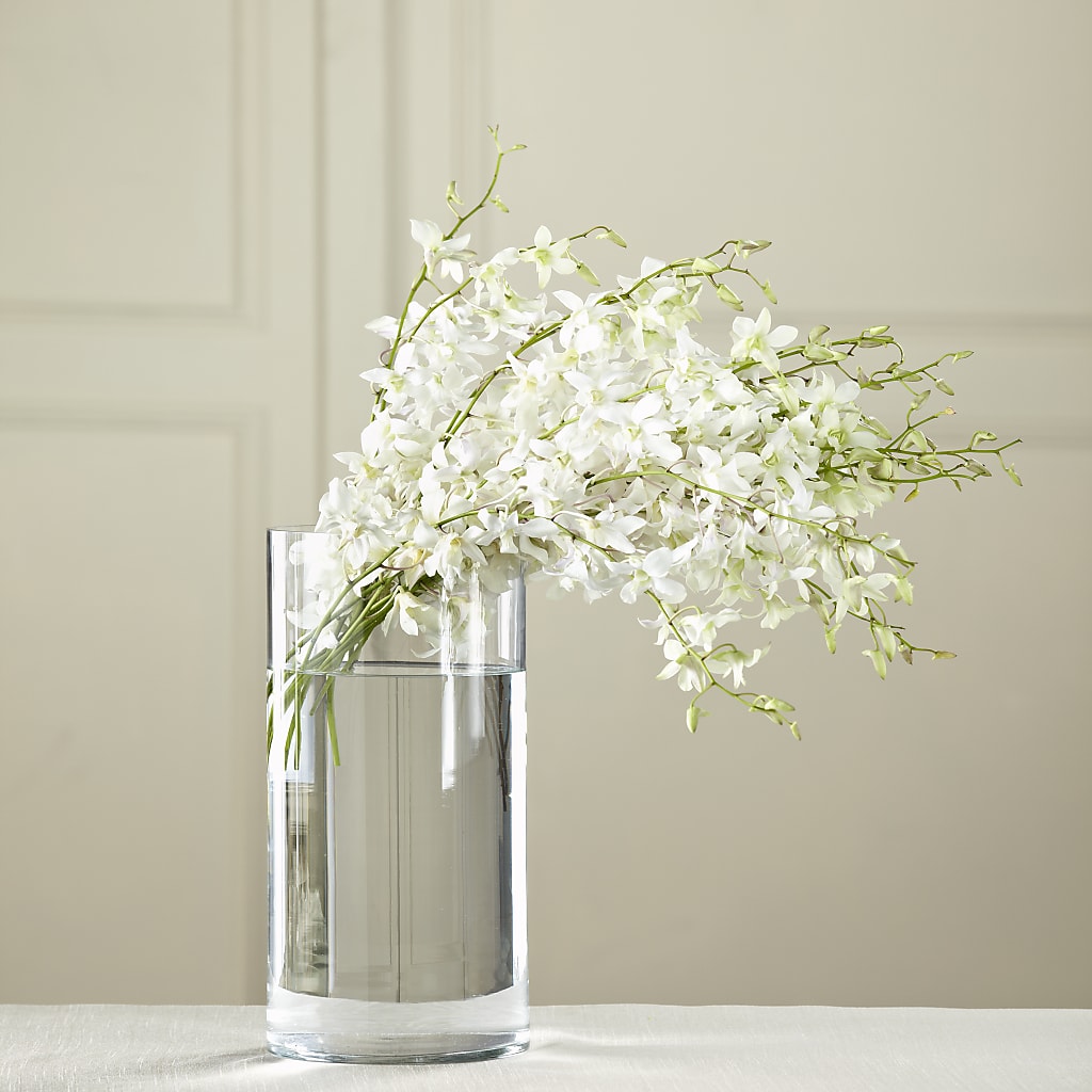 White Dendrobium Bouquet – Lovely Flowers And Gifts, Islip Terrace NY