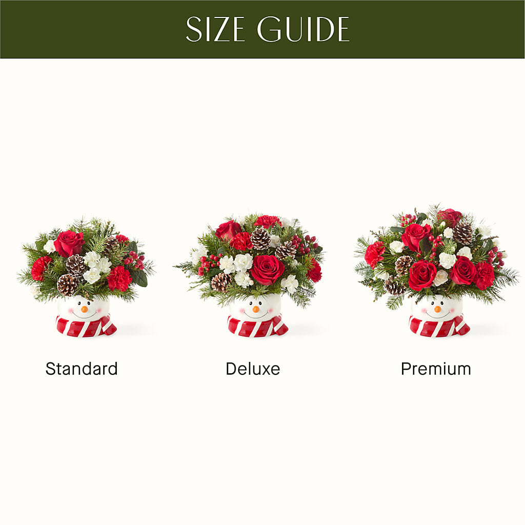 Jolly Snowman Bouquet –  Lovely Flowers And Gifts, Islip Terrace NY
