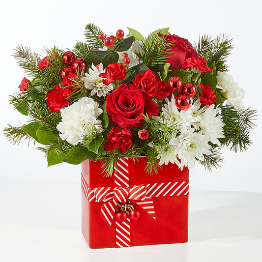 Presents Under the Tree Bouquet –  Lovely Flowers And Gifts, Islip Terrace NY