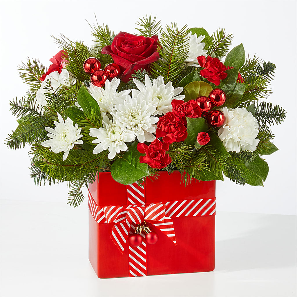 Presents Under the Tree Bouquet –  Lovely Flowers And Gifts, Islip Terrace NY