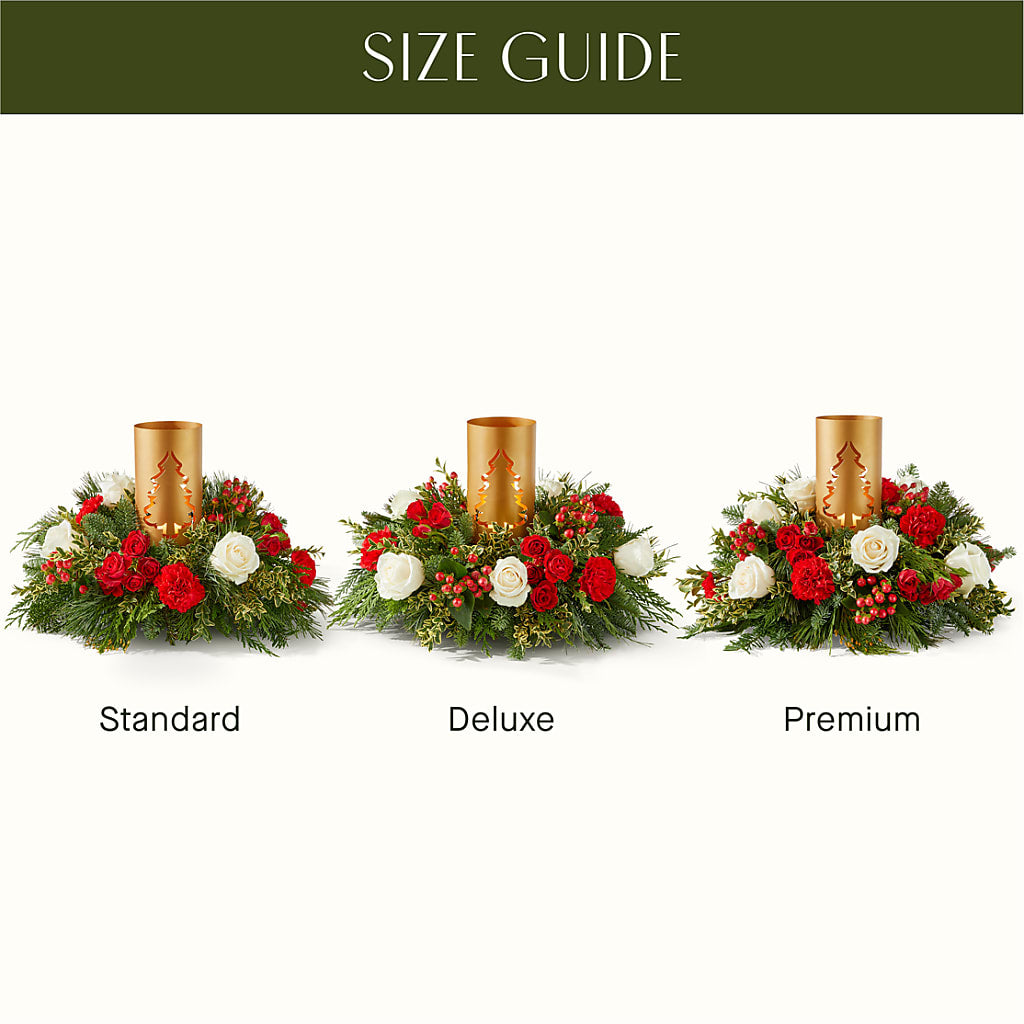 December Dreams Centerpiece –  Lovely Flowers And Gifts, Islip Terrace NY