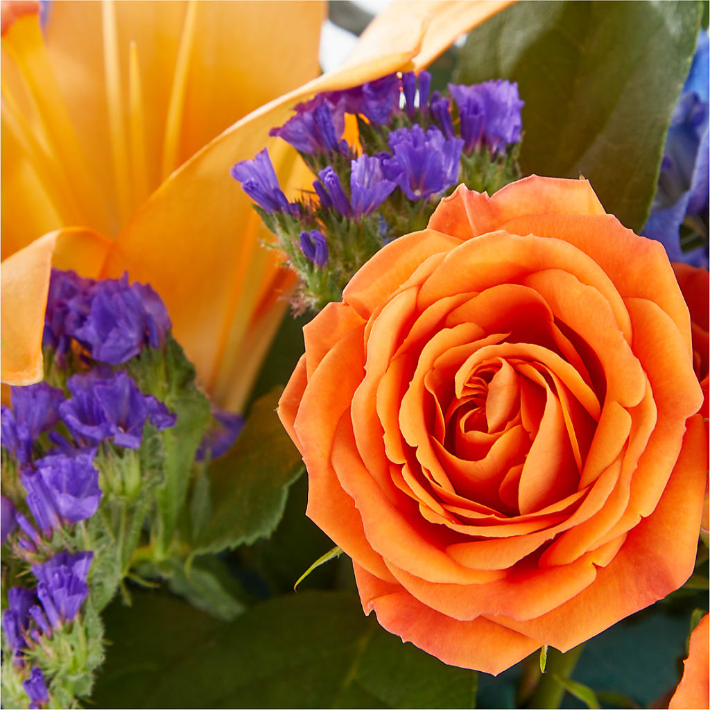 Radiant Citrus Box Bouquet –  Lovely Flowers And Gifts, Islip Terrace NY