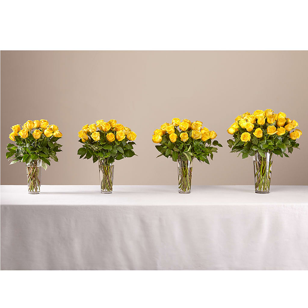 Long Stem Yellow Rose Bouquet –  Lovely Flowers And Gifts, Islip Terrace NY