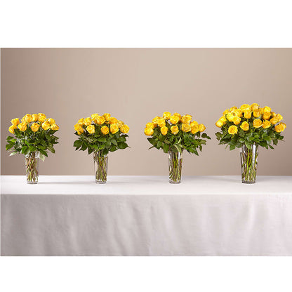 Long Stem Yellow Rose Bouquet –  Lovely Flowers And Gifts, Islip Terrace NY