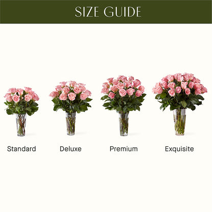 Long Stem Pink Rose Bouquet –  Lovely Flowers And Gifts, Islip Terrace NY