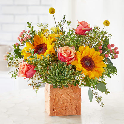 Sunflower Season Bouquet –  Lovely Flowers And Gifts, Islip Terrace NY