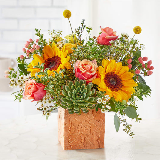 Sunflower Season Bouquet –  Lovely Flowers And Gifts, Islip Terrace NY