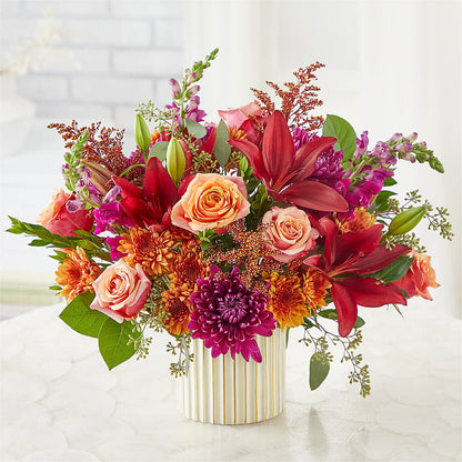 Burgundy Landscape Bouquet –  Lovely Flowers And Gifts, Islip Terrace NY