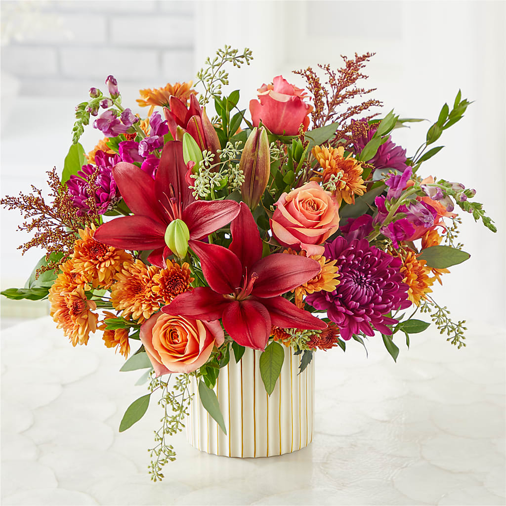 Burgundy Landscape Bouquet –  Lovely Flowers And Gifts, Islip Terrace NY