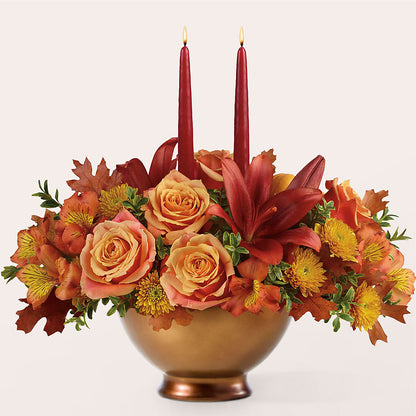 Harvest Table Centerpiece –  Lovely Flowers And Gifts, Islip Terrace NY