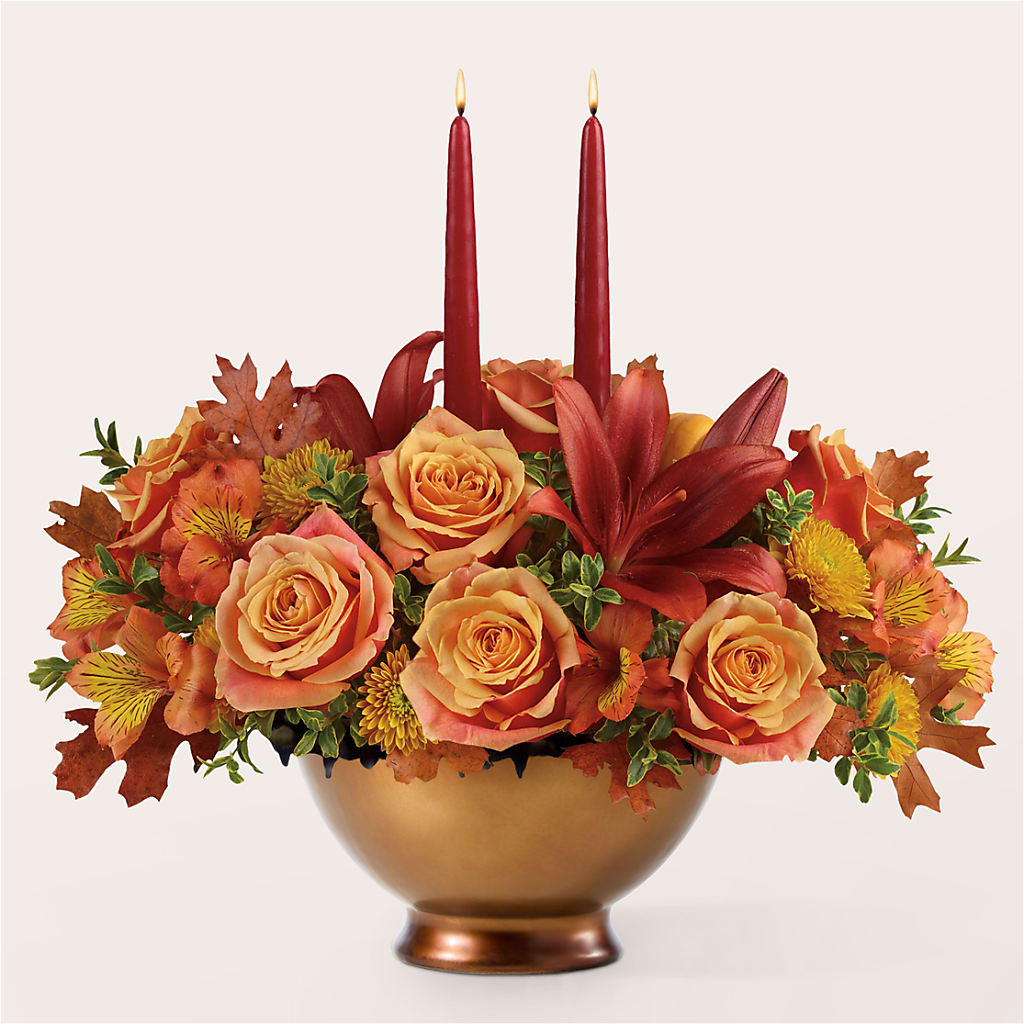 Harvest Table Centerpiece –  Lovely Flowers And Gifts, Islip Terrace NY