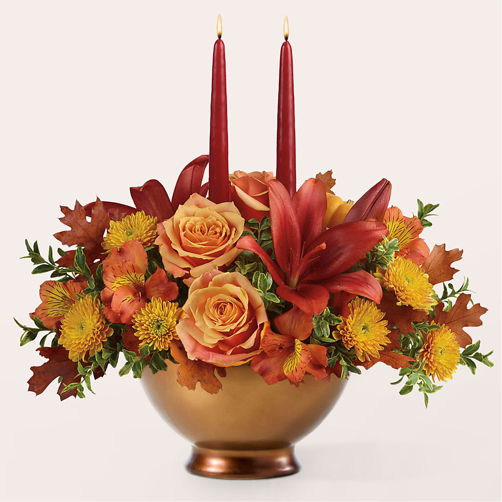 Harvest Table Centerpiece –  Lovely Flowers And Gifts, Islip Terrace NY