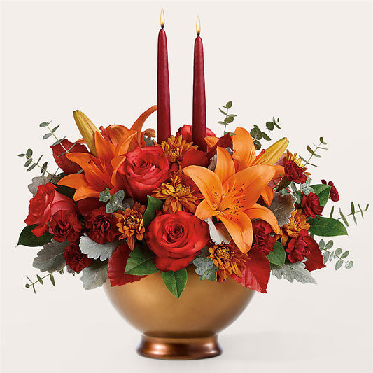 Fruits of Fall Centerpiece –  Lovely Flowers And Gifts, Islip Terrace NY
