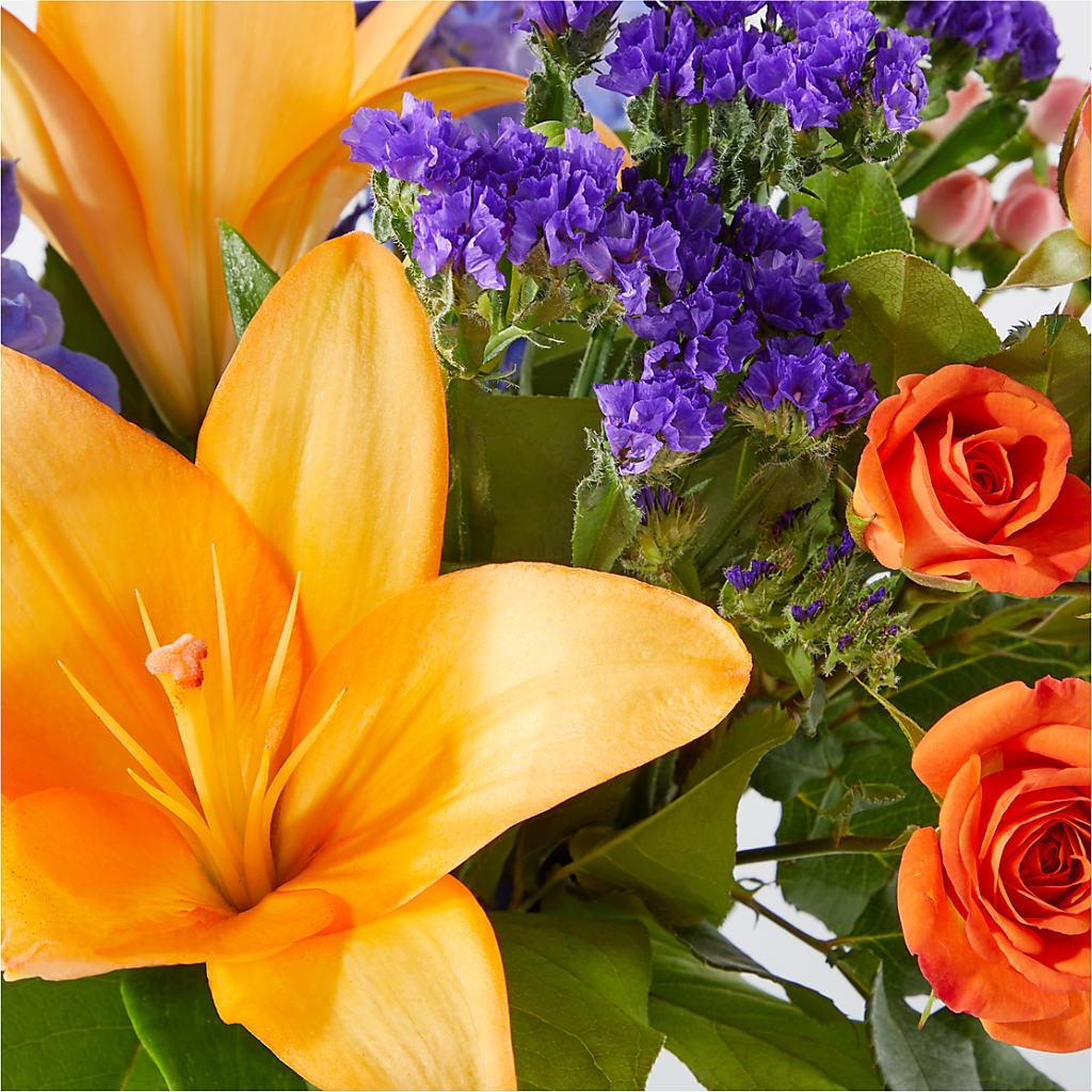 Radiant Citrus Bouquet –  Lovely Flowers And Gifts, Islip Terrace NY