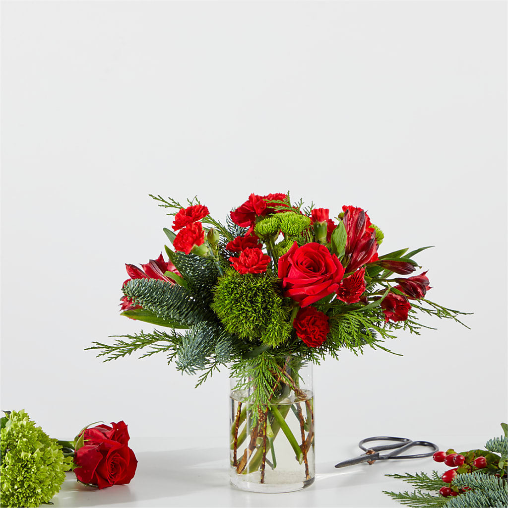 Merry Moment Bouquet – A Florist Original –  Lovely Flowers And Gifts, Islip Terrace NY